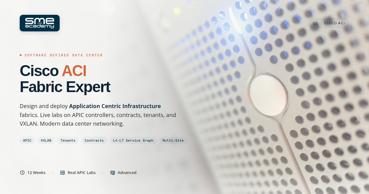 Cisco ACI Training Online Course Certification - DCACI | 300-620